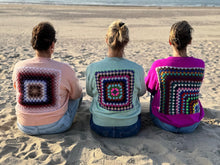 Afbeelding in Gallery-weergave laden, Crochet Pull Menthe