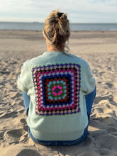 Afbeelding in Gallery-weergave laden, Crochet Pull Menthe