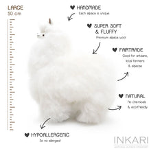 Afbeelding in Gallery-weergave laden, Large Alpaca (50cm)