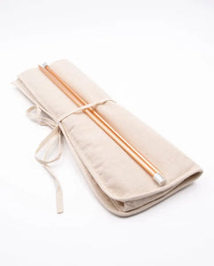 Set Rechte Breinaalden Rose Gold 40cm