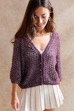 Afbeelding in Gallery-weergave laden, BREIPATROON VEST CERISE
