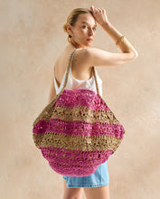 Afbeelding in Gallery-weergave laden, HAAKPATROON SHOPPER NAIS FUCHSIA
