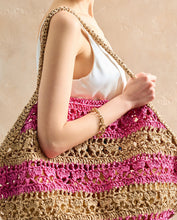 Afbeelding in Gallery-weergave laden, HAAKPATROON SHOPPER NAIS FUCHSIA
