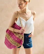 Afbeelding in Gallery-weergave laden, HAAKPATROON SHOPPER NAIS FUCHSIA
