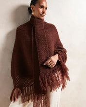 Afbeelding in Gallery-weergave laden, HAAKPATROON PONCHO &amp; SJAAL AURELIA
