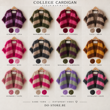 Afbeelding in Gallery-weergave laden, BREIPAKKET MAAND SEPTEMBER COLLEGE CARDIGAN GESTREEPT
