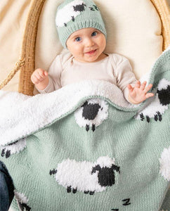 BREIPAKKET BABYDEKEN PHILDAR MET SCHAAPJES