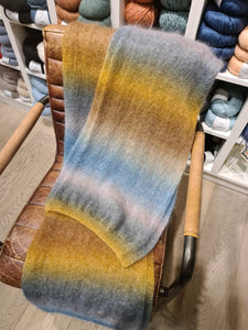 BREIPATROON SJAAL SILK MOHAIR PRINT