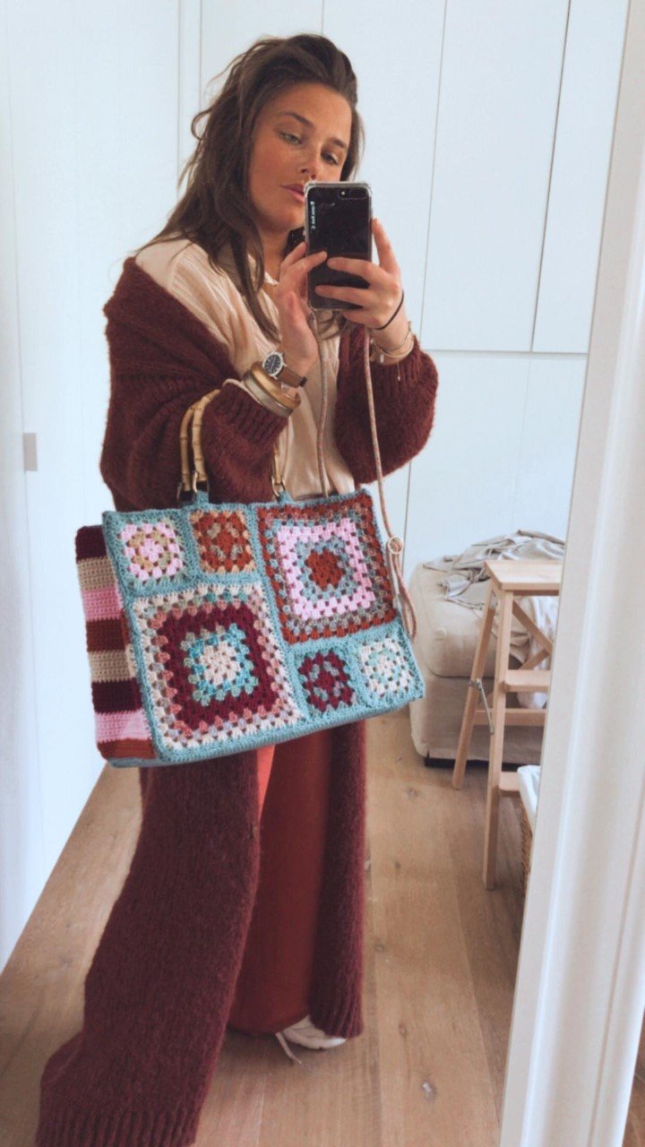 HAAKPATROON BOHO TAS